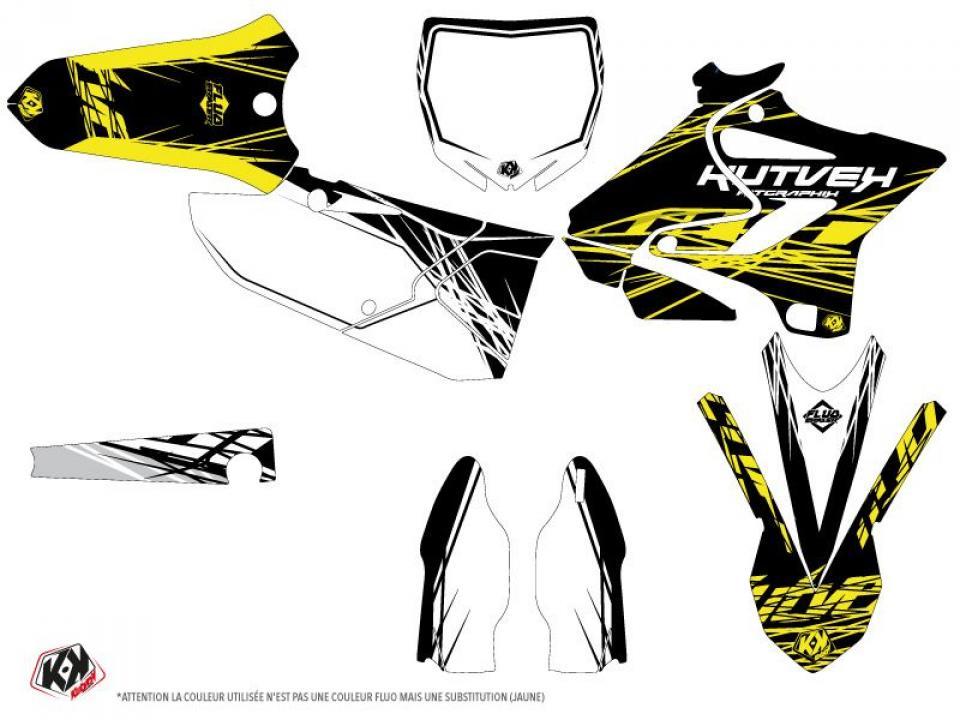 Autocollant stickers Kutvek pour Moto Yamaha 125 YZ 1986 à 1988 Neuf