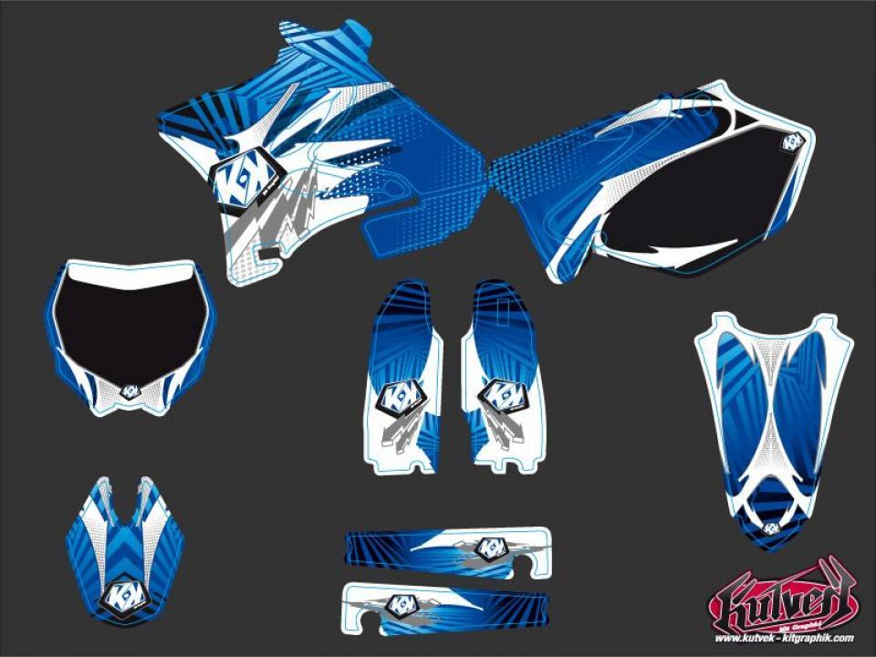 Autocollant stickers Kutvek pour Moto Yamaha 125 YZ 1992 Neuf