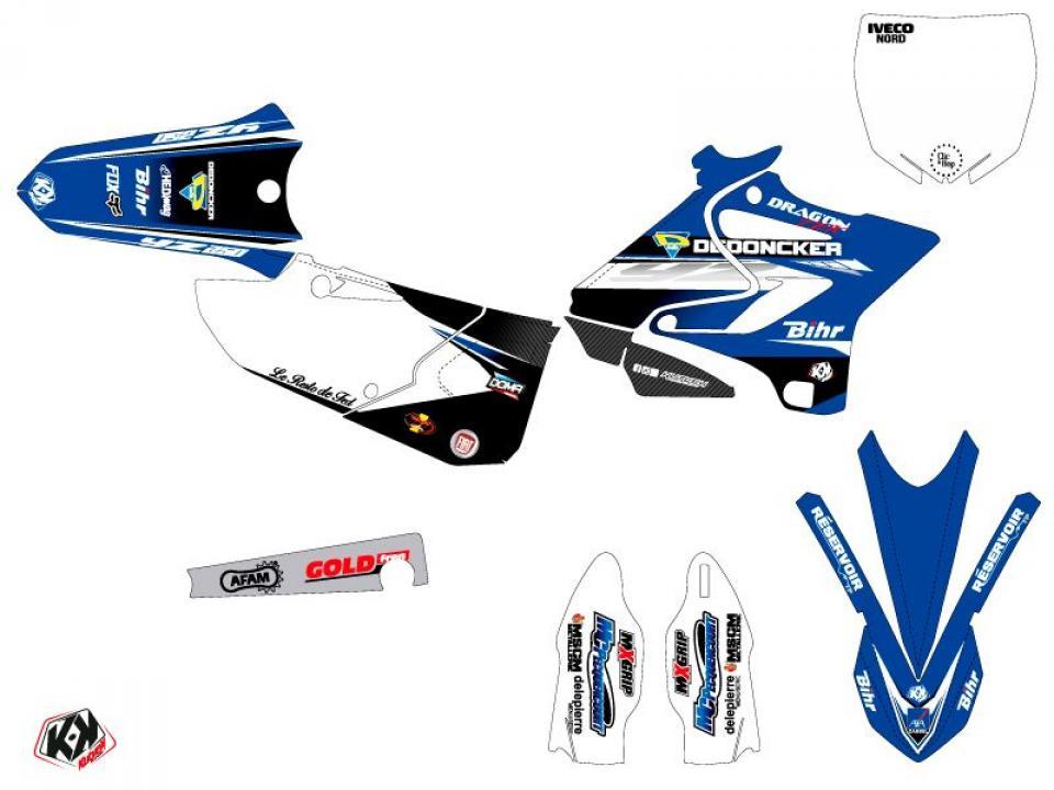 Autocollant stickers Kutvek pour Moto Yamaha 250 YZ 1992 Neuf