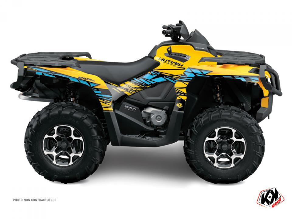Autocollant stickers Kutvek pour Quad CAN-AM 400 Outlander Efi 2010 à 2012 Neuf