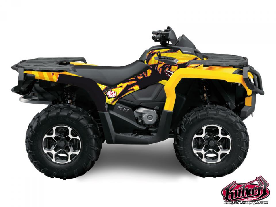 Autocollant stickers Kutvek pour Quad CAN-AM 1000 Outlander XT 4x4 2012 à 2014 Neuf