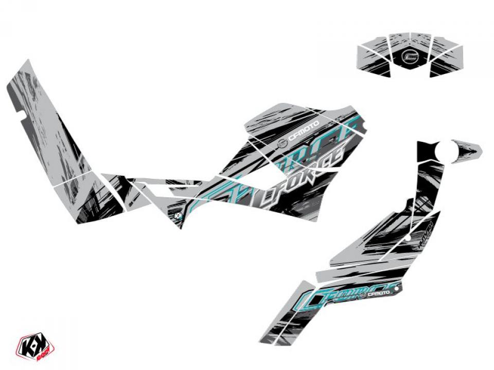 Autocollant stickers Kutvek pour Quad CF moto 600 Cforce 2020 à 2023 Neuf