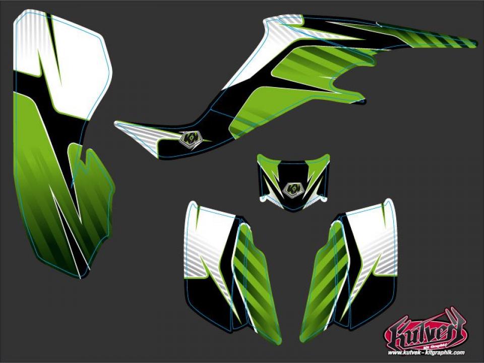 Autocollant stickers Kutvek pour Moto Kawasaki 400 KFX 2004 à 2007 Neuf