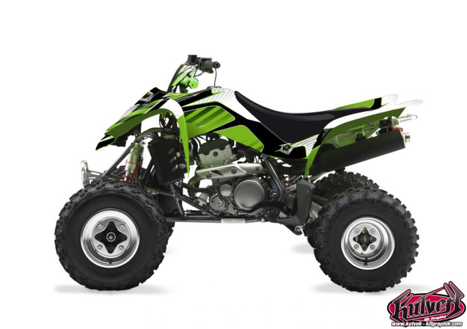Autocollant stickers Kutvek pour Quad Kawasaki 400 KFX 2004 à 2007 Neuf
