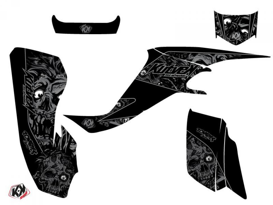 Autocollant stickers Kutvek pour Quad Kawasaki 400 KFX 2004 à 2007 Neuf