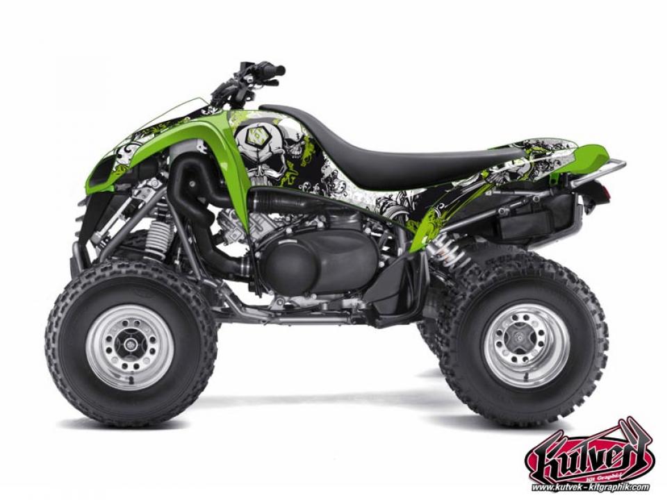 Autocollant stickers Kutvek pour Quad Kawasaki 700 KFX V-force 2007 à 2011 Neuf