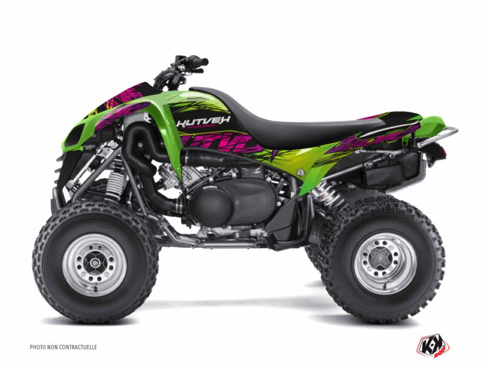 Autocollant stickers Kutvek pour Quad Kawasaki 700 KFX V-force 2007 à 2011 Neuf
