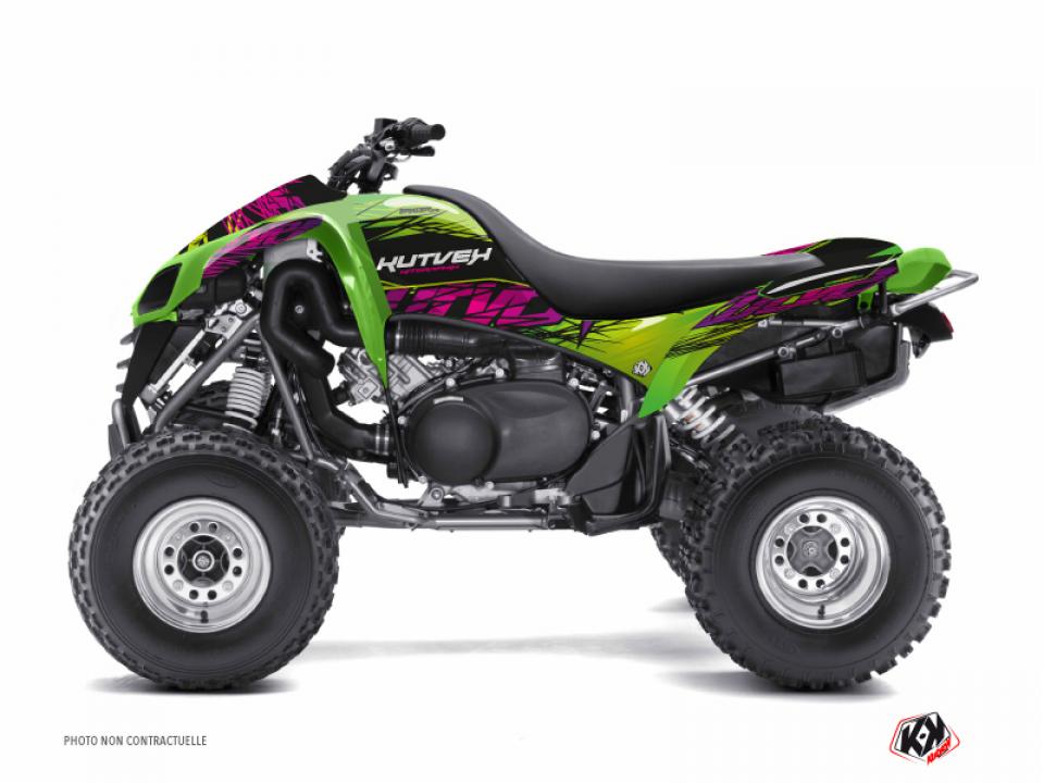 Autocollant stickers Kutvek pour Quad Kawasaki 700 KFX V-force 2007 à 2011 Neuf