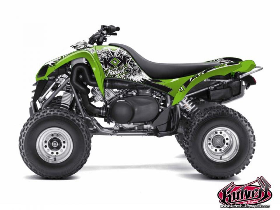 Autocollant stickers Kutvek pour Quad Kawasaki 700 KFX V-force 2007 à 2011 Neuf