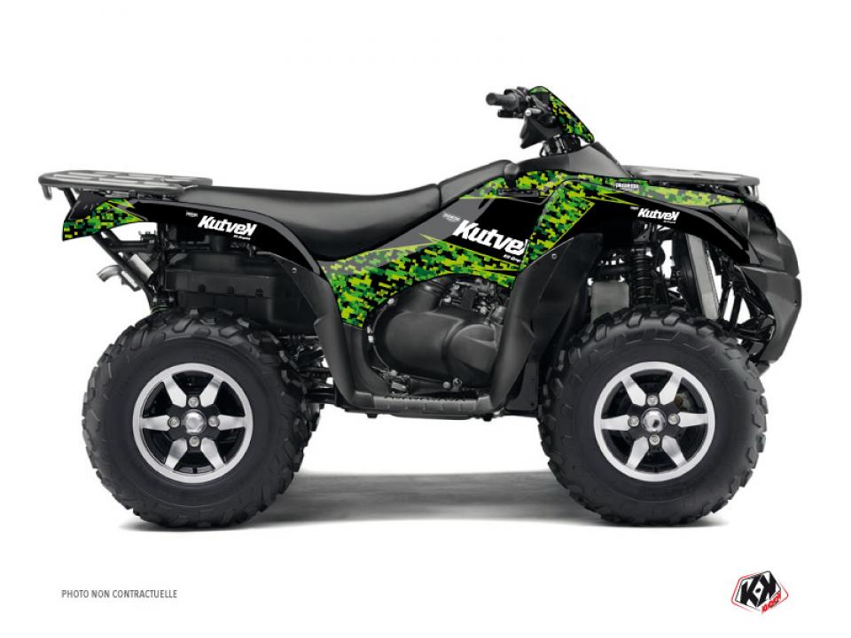 Autocollant stickers Kutvek pour Quad Kawasaki 650 KVF Brute Force 4x4 2007 à 2011 Neuf