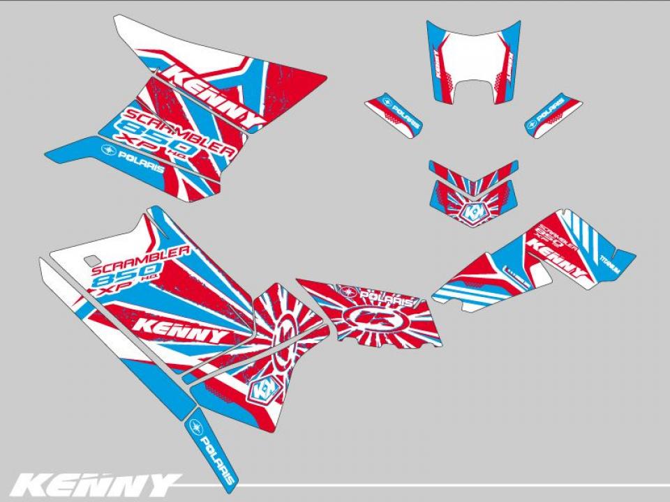 Autocollant stickers pour Polaris SCRAMBLER HO