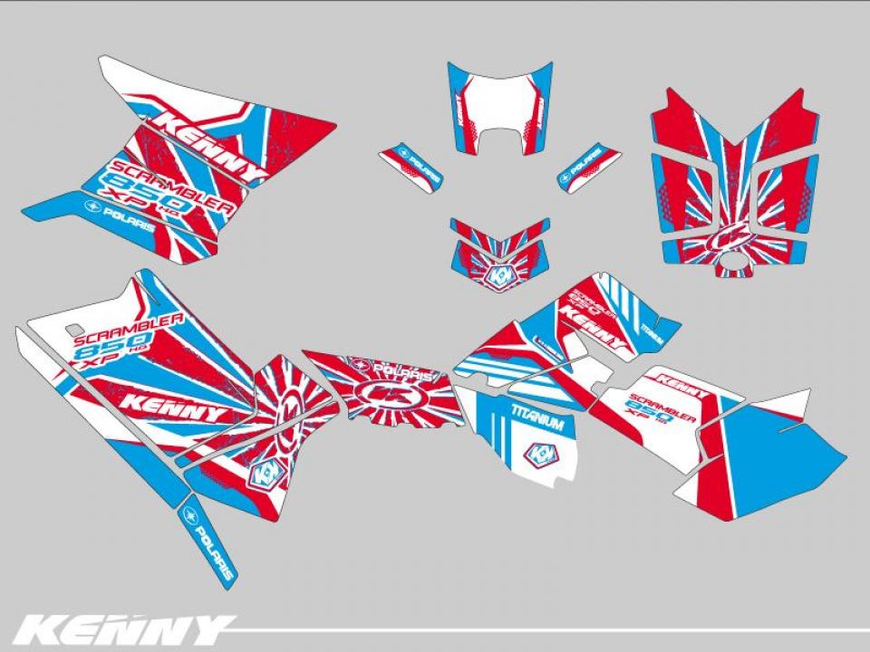 Autocollant stickers pour Polaris SCRAMBLER HO