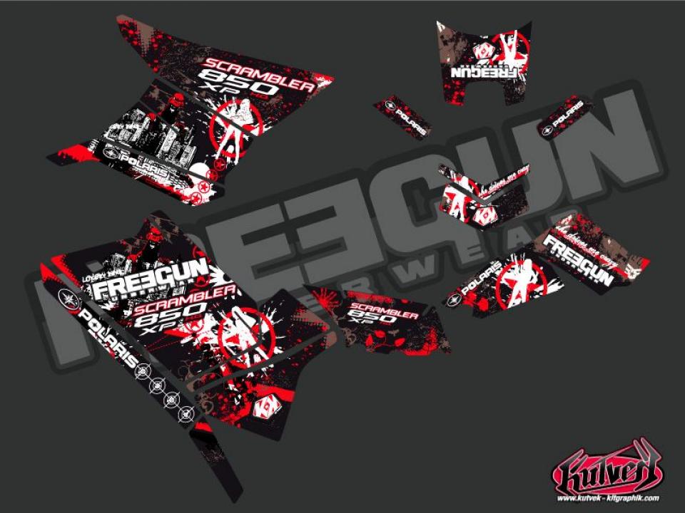 Autocollant stickers pour Polaris SCRAMBLER HO