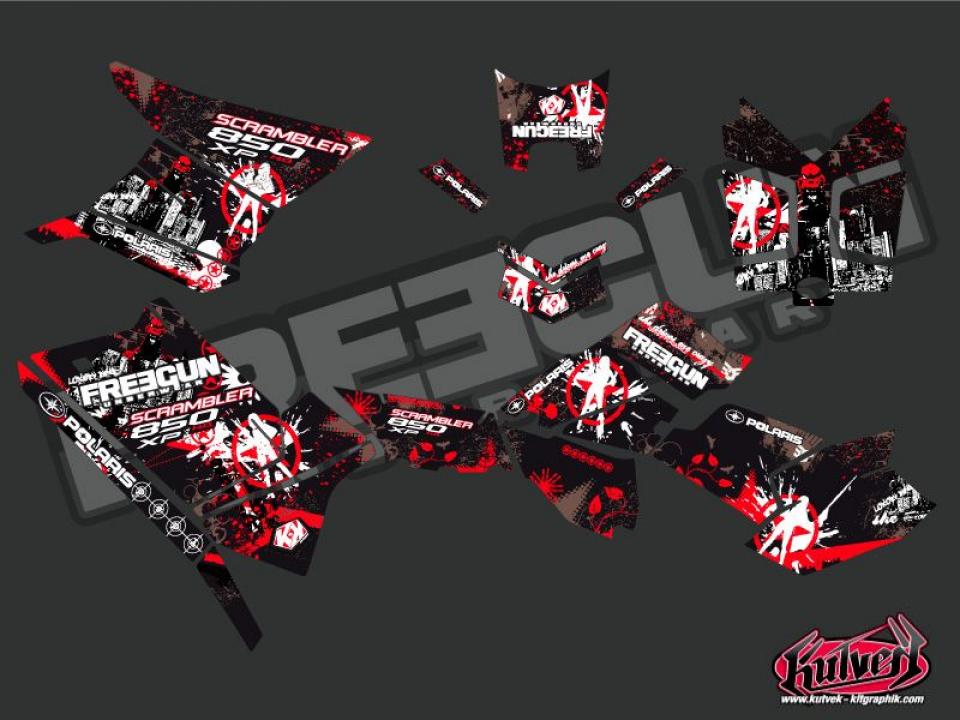 Autocollant stickers pour Polaris SCRAMBLER HO