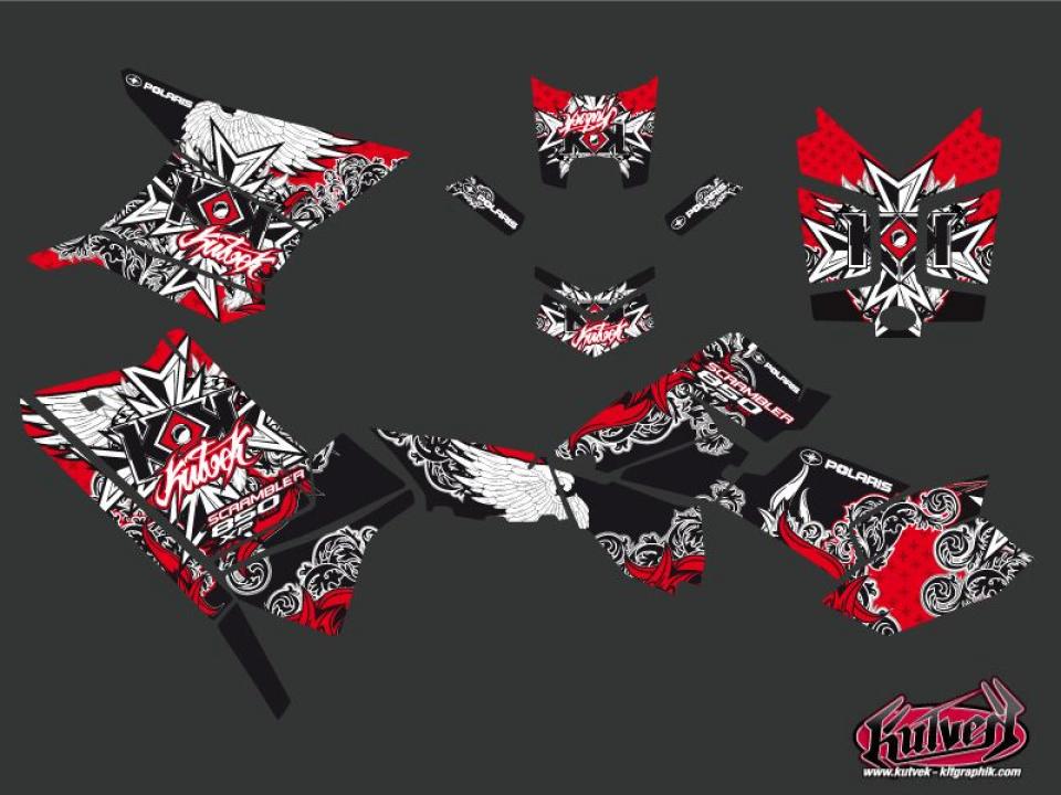 Autocollant stickers pour Polaris SCRAMBLER HO