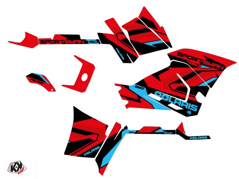 Autocollant stickers Kutvek pour Quad Polaris 450 Sportsman 2018 à 2020 Neuf