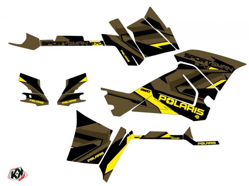 Autocollant stickers Kutvek pour Quad Polaris 570 Sportsman 2018 à 2023 Neuf