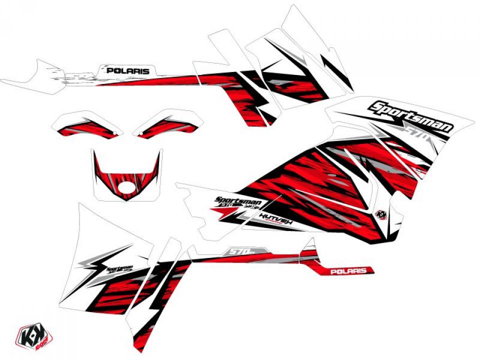 Autocollant stickers Kutvek pour Quad Polaris 570 Sportsman 2018 à 2023 Neuf