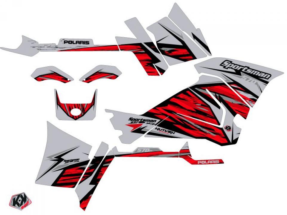 Autocollant stickers Kutvek pour Quad Polaris 570 Sportsman 2018 à 2023 Neuf