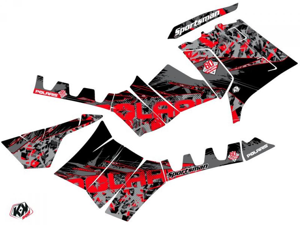 Autocollant stickers Kutvek pour Quad Polaris 550 Sportsman Touring EPS 2010 à 2012 Neuf