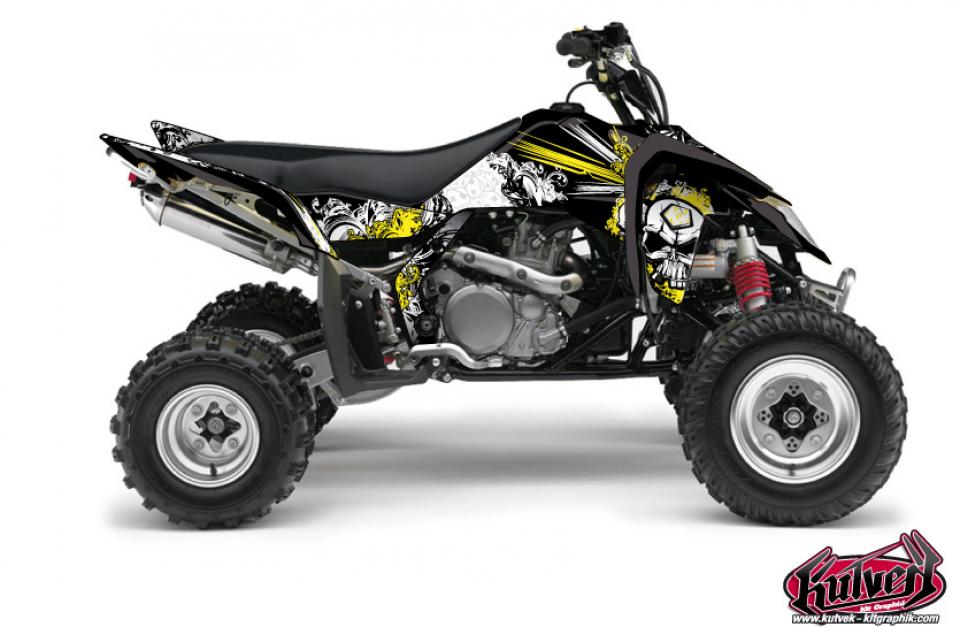Autocollant stickers Kutvek pour Quad Suzuki 450 Lt-R Quadracer 2006 à 2010 Neuf