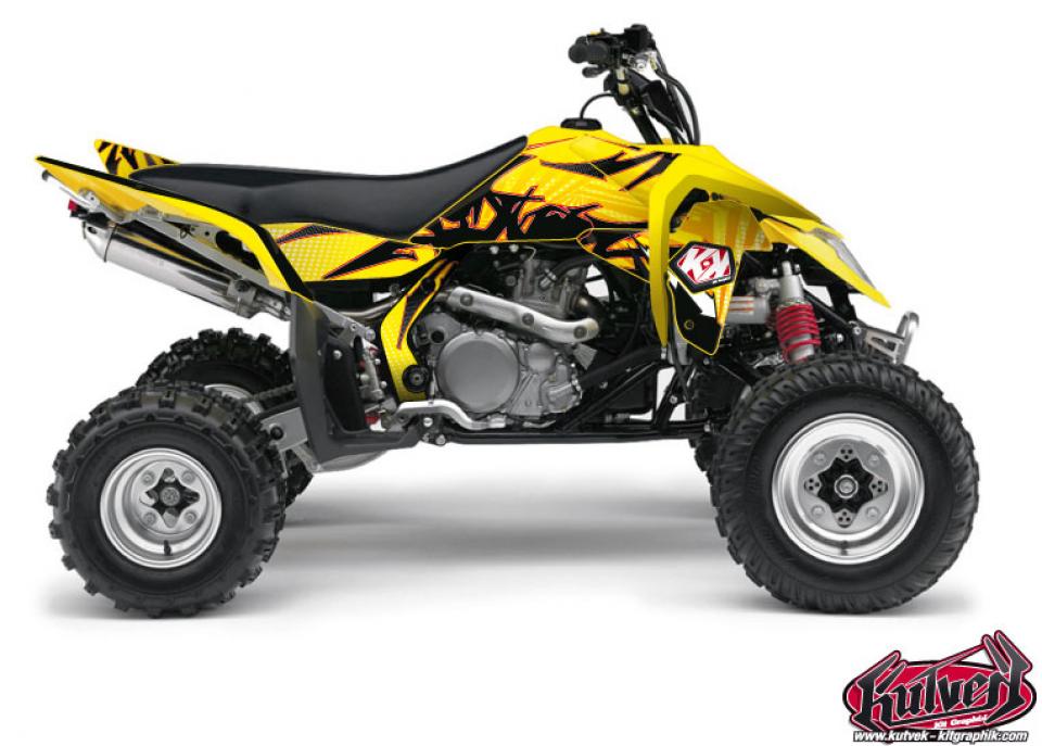 Autocollant stickers Kutvek pour Quad Suzuki 450 Lt-R Quadracer 2006 à 2010 Neuf