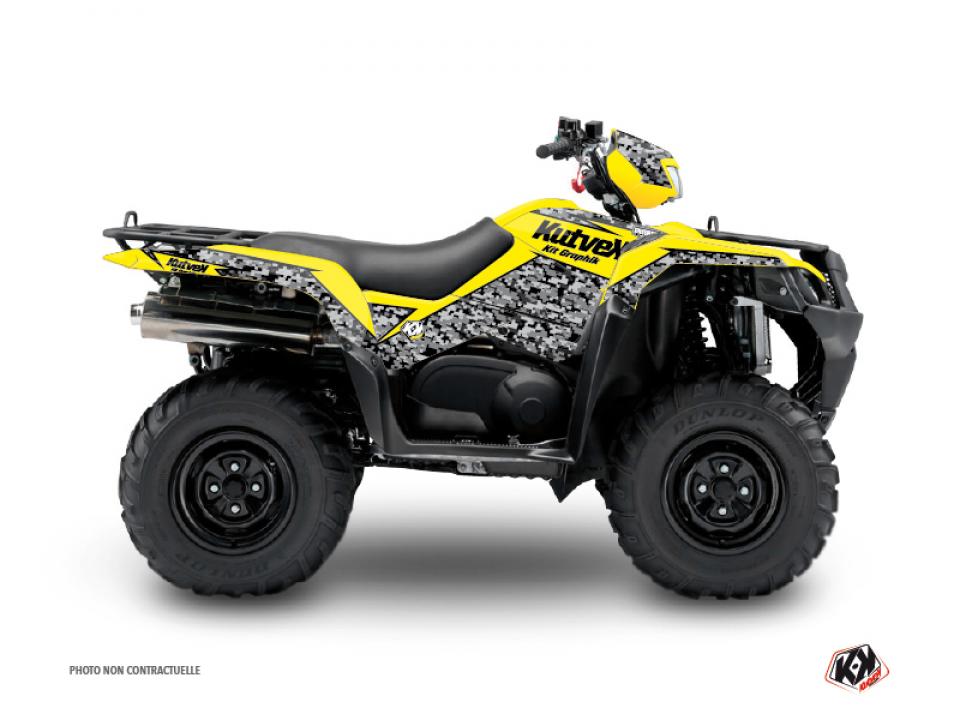 Autocollant stickers Kutvek pour Quad Suzuki 400 Lt-F Kingquad - 4X2 2008 à 2012 Neuf