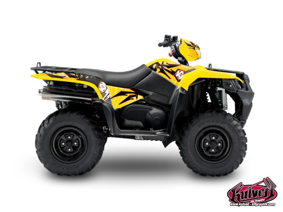 Autocollant stickers Kutvek pour Quad Suzuki 750 Lt-A X Kingquad - 4X4 2019 à 2023 Neuf