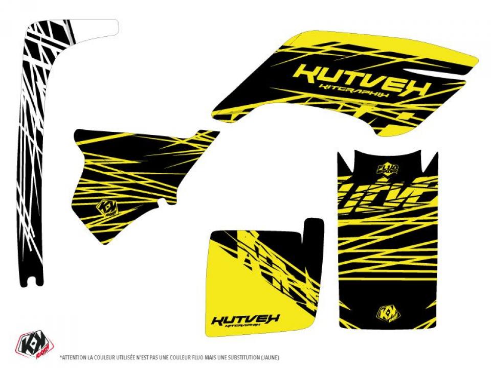 Autocollant stickers Kutvek pour Quad Yamaha 125 YFA Breeze 1994 à 2004 Neuf