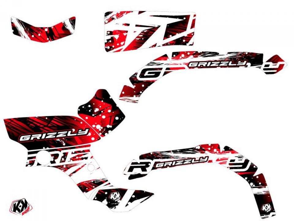 Autocollant stickers pour Yamaha Yfm G Grizzly