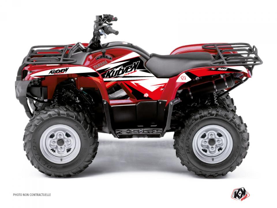 Autocollant stickers Kutvek pour Quad Yamaha 350 Yfm G Grizzly 2007 à 2017 Neuf