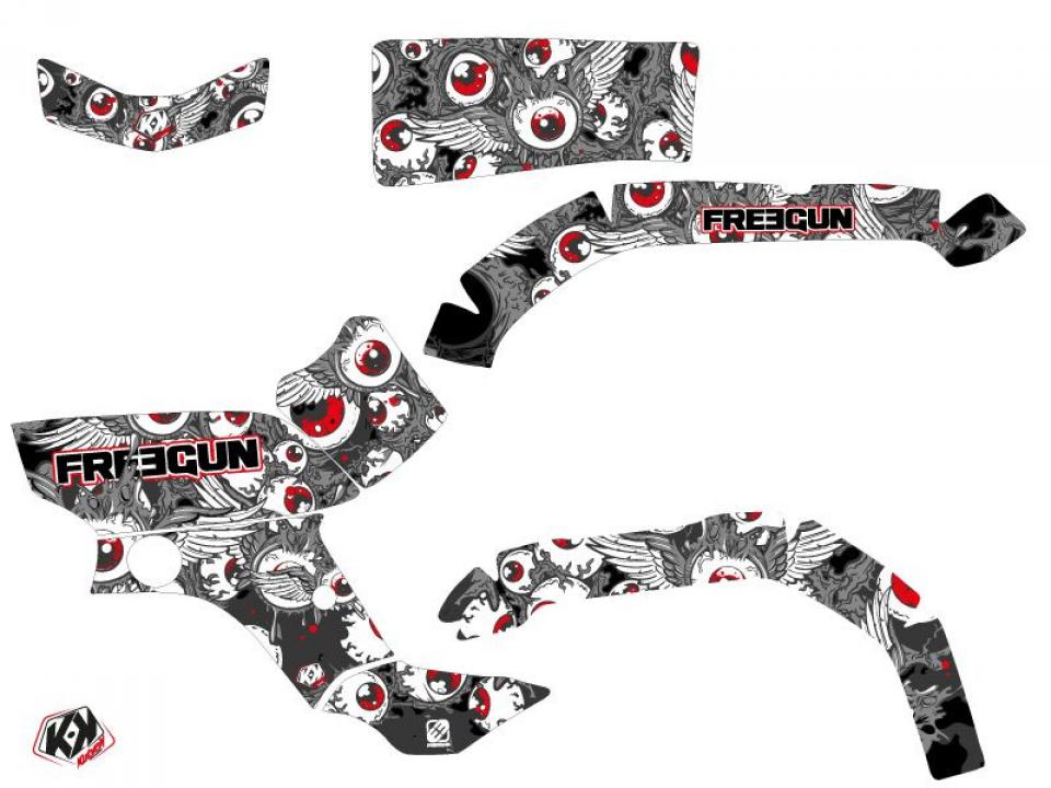 Autocollant stickers pour Yamaha Yfm G Grizzly