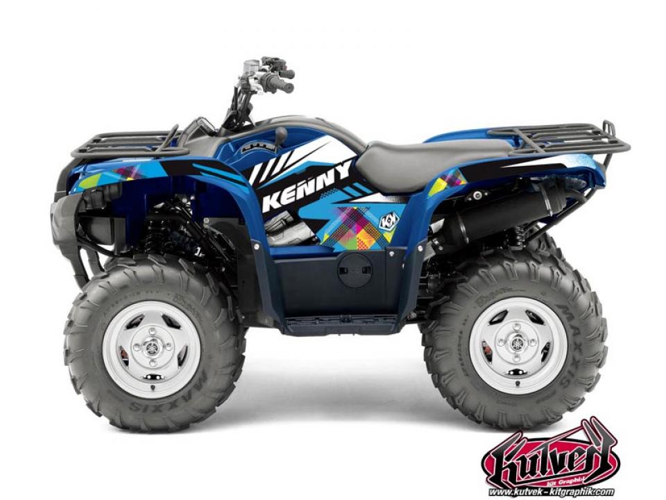 Autocollant stickers Kutvek pour Quad Yamaha 450 Yfm G Grizzly Eps 2009 à 2015 Neuf