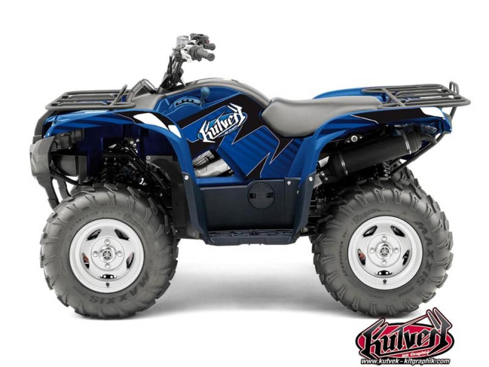 Autocollant stickers Kutvek pour Quad Yamaha 450 Yfm G Grizzly Eps 2009 à 2015 Neuf