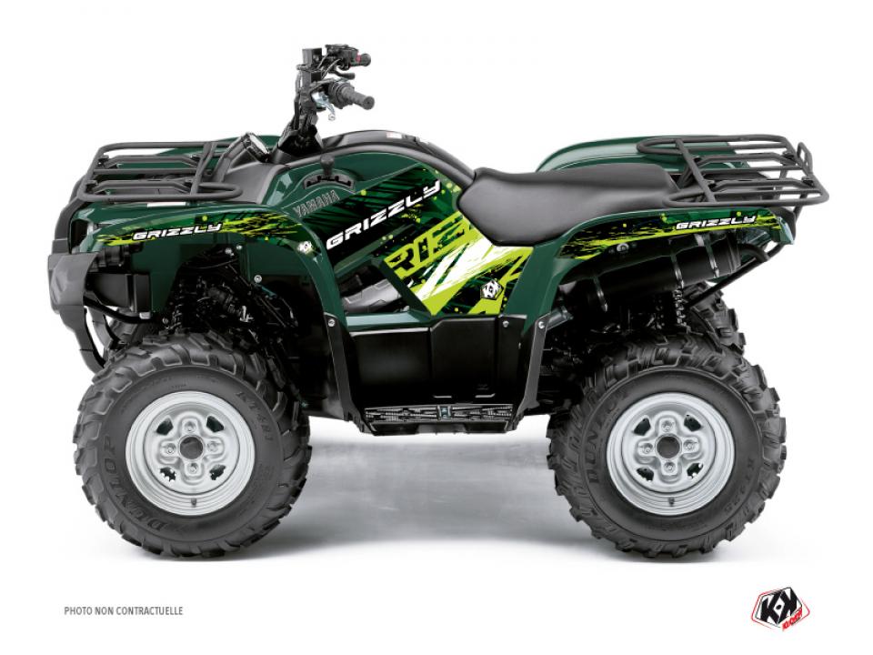 Autocollant stickers Kutvek pour Quad Yamaha 450 Yfm G Grizzly Eps 2009 à 2015 Neuf