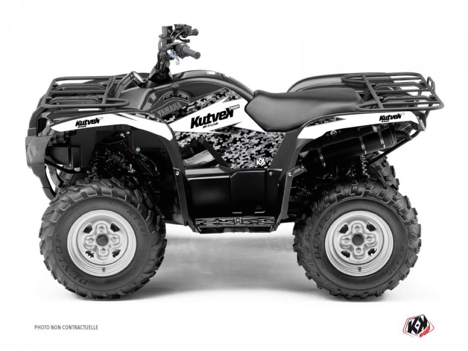 Autocollant stickers Kutvek pour Quad Yamaha 450 Yfm G Grizzly Eps 2009 à 2015 Neuf