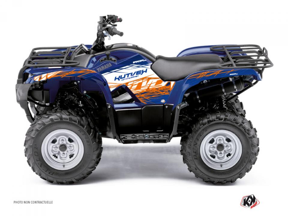 Autocollant stickers Kutvek pour Quad Yamaha 450 Yfm G Grizzly Eps 2009 à 2015 Neuf
