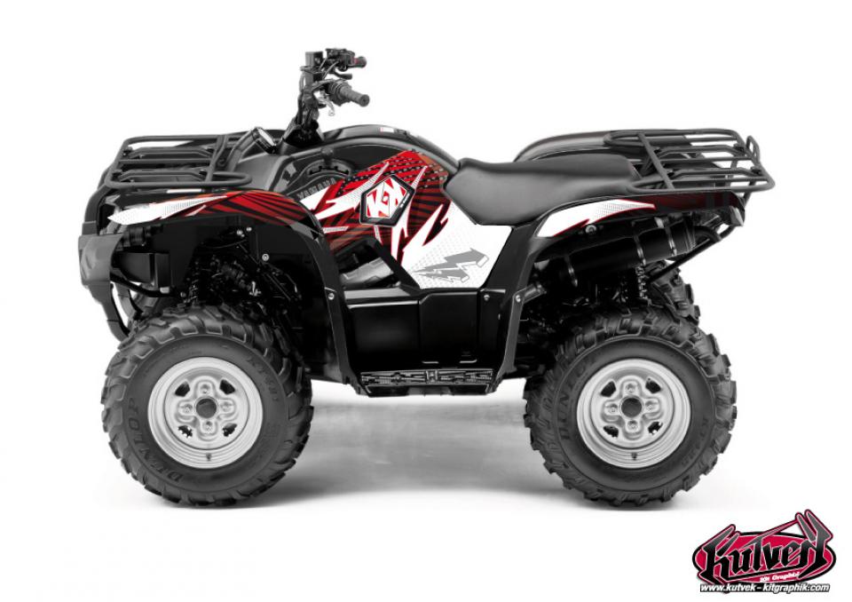 Autocollant stickers Kutvek pour Quad Yamaha 450 Yfm G Grizzly Eps 2009 à 2015 Neuf