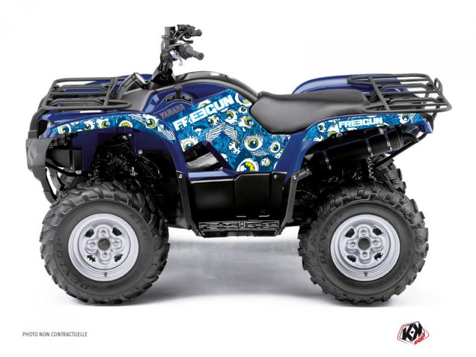 Autocollant stickers Kutvek pour Quad Yamaha 450 Yfm G Grizzly Eps 2009 à 2015 Neuf