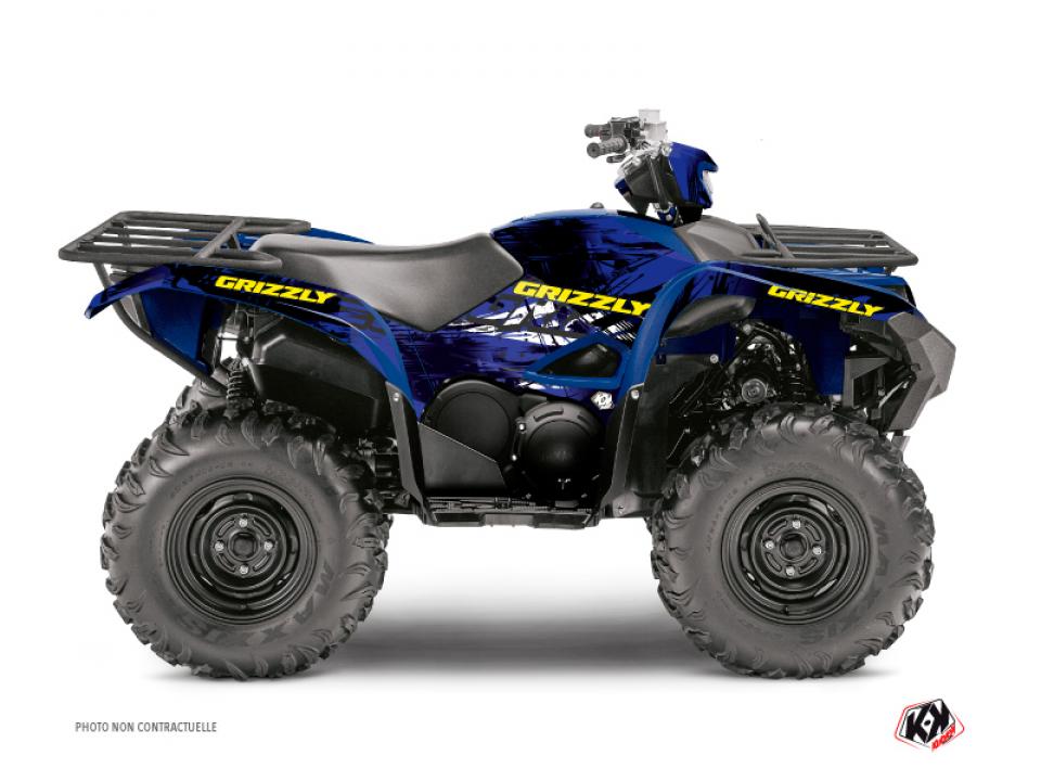 Autocollant stickers Kutvek pour Quad Yamaha 700 Yfm G Grizzly 2016 à 2018 Neuf