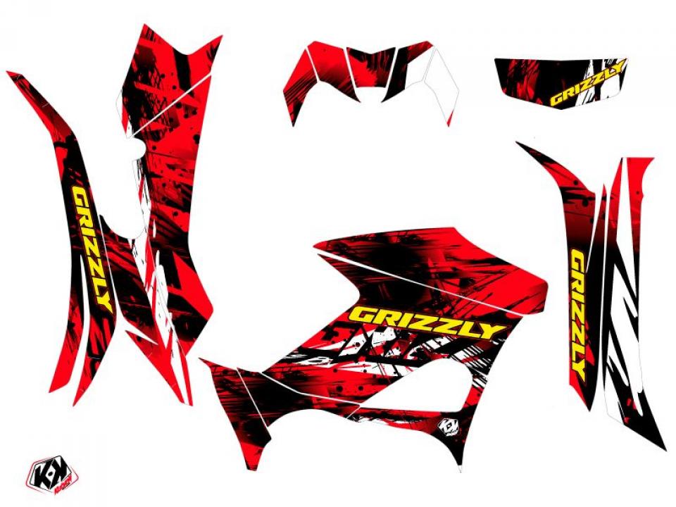 Autocollant stickers pour Yamaha Yfm G Grizzly