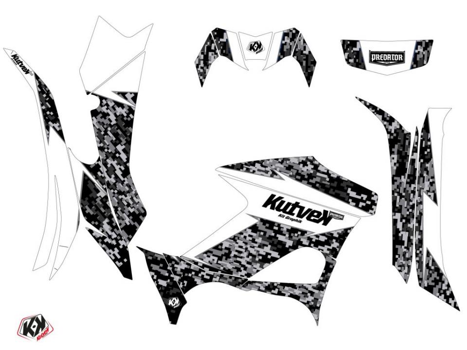 Autocollant stickers pour Yamaha Yfm G Grizzly