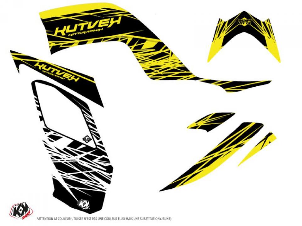 Autocollant stickers Kutvek pour Quad Yamaha 700 YFM R Raptor 2013 à 2018 Neuf