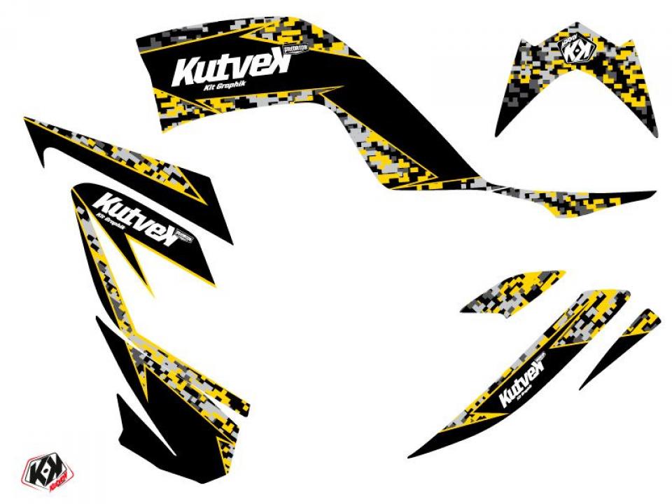 Autocollant stickers Kutvek pour Quad Yamaha 700 YFM R Raptor 2013 à 2018 Neuf