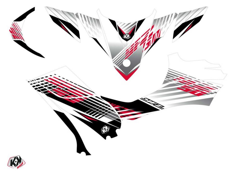 Autocollant stickers Kutvek pour Quad Yamaha 50 YFZ 2016 à 2018 Neuf