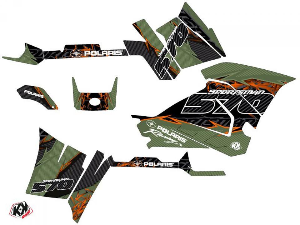 Autocollant stickers Kutvek pour Quad Polaris 570 Sportsman 2021 à 2023 Neuf