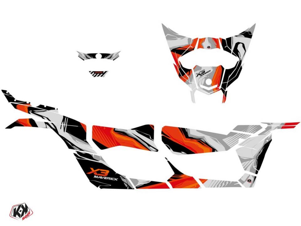 Autocollant stickers Kutvek pour Quad CAN-AM 900 Maverick X3 Max Turbo 2017 à 2023 Neuf