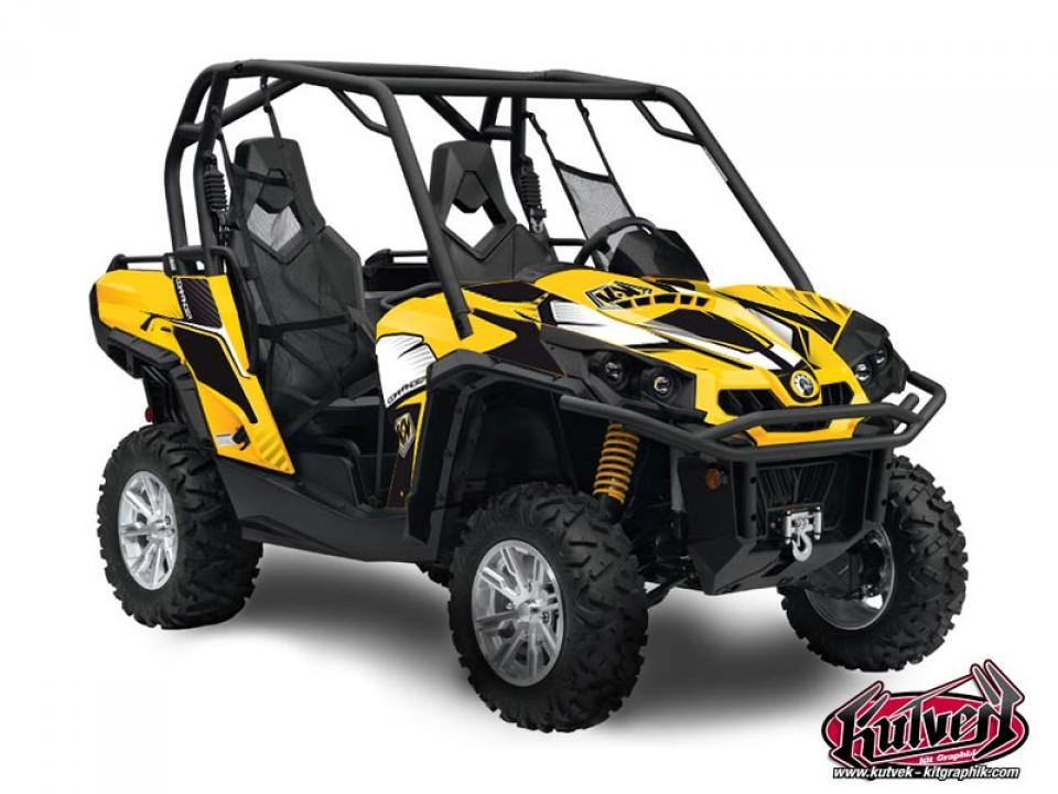 Autocollant stickers Kutvek pour Quad CAN-AM 1000 Commander XT DPS 2013 à 2017 Neuf