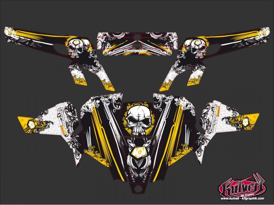 Autocollant stickers pour CAN-AM Commander XT DPS