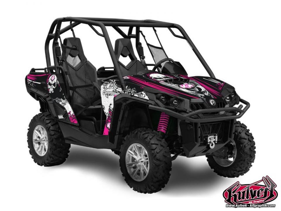 Autocollant stickers Kutvek pour Quad CAN-AM 1000 Commander XT DPS 2013 à 2017 Neuf